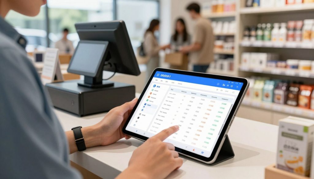 Managing inventory and sales data on the go