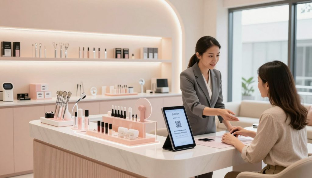 Singapore eyelash extension salon POS