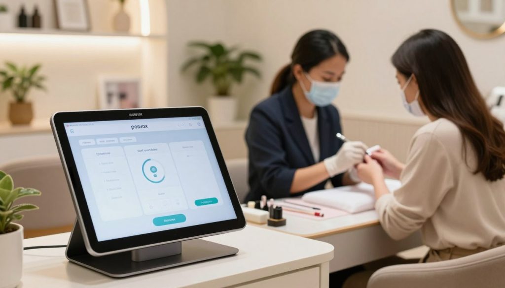 Singapore nail salon checkout system