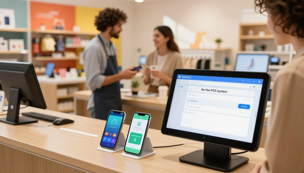 No fee POS system
