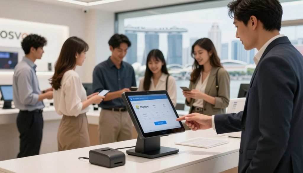 支持PayNow收款的新加坡POS系统