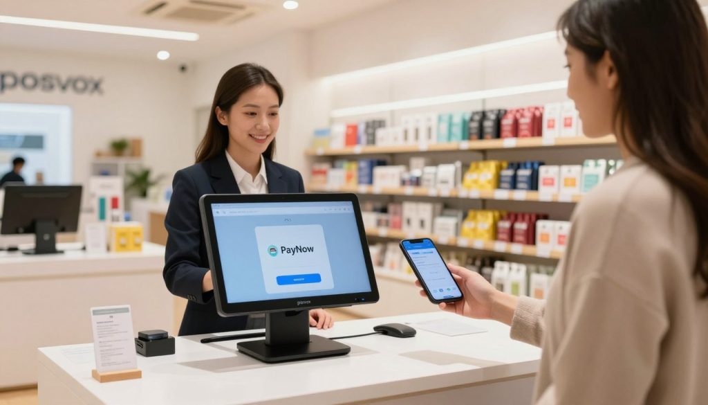 支持paynow收款的新加坡pos系统