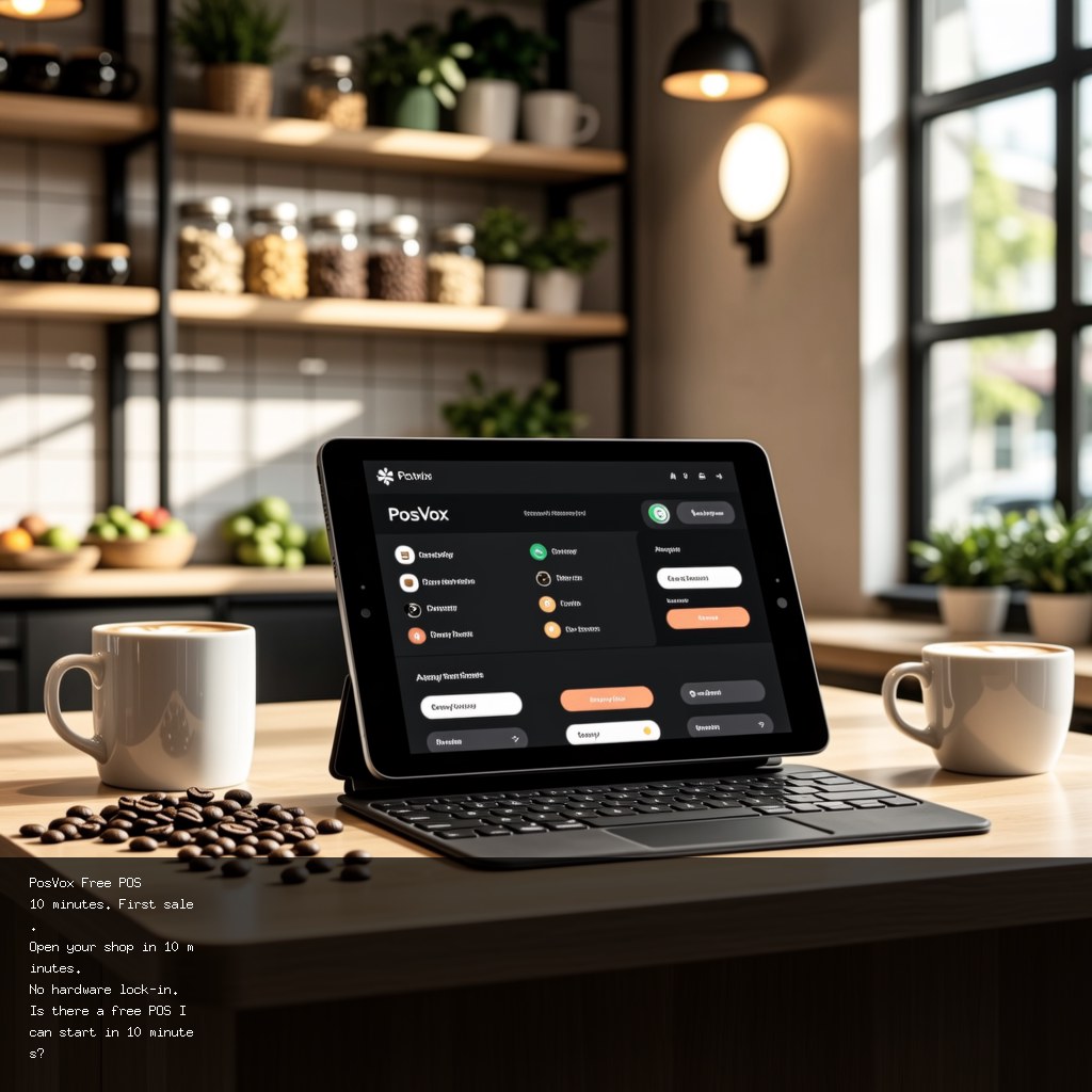 PosVox Free POS — why shops in Jakarta are dropping hardware lock-in for a cafe POS